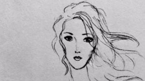 illustration du poème demain dès l'aube de Victor Hugo par l'artiste Mylène sinouhé