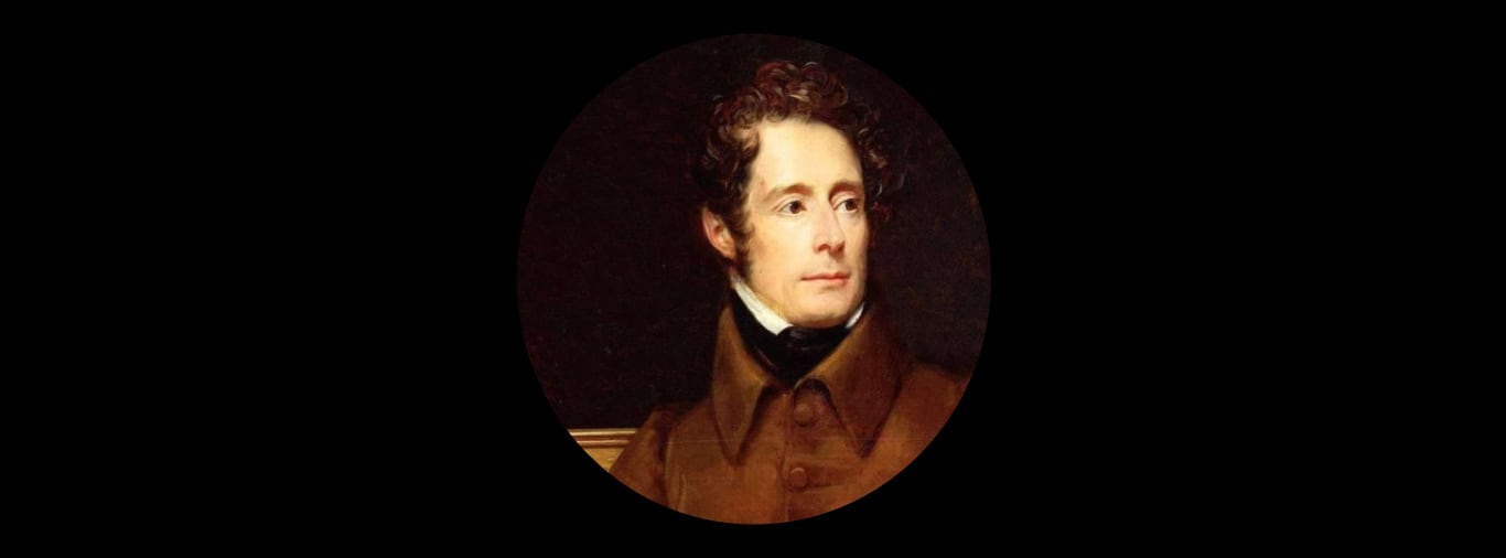 illustration du poète Alphonse de Lamartine