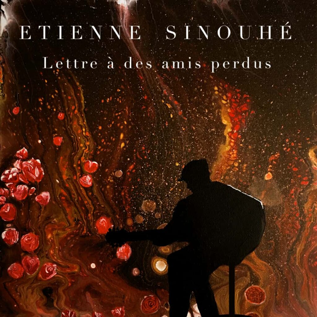 Pochette du single "lettre à des amis perdus" illustrée par Mylène Sinouhé