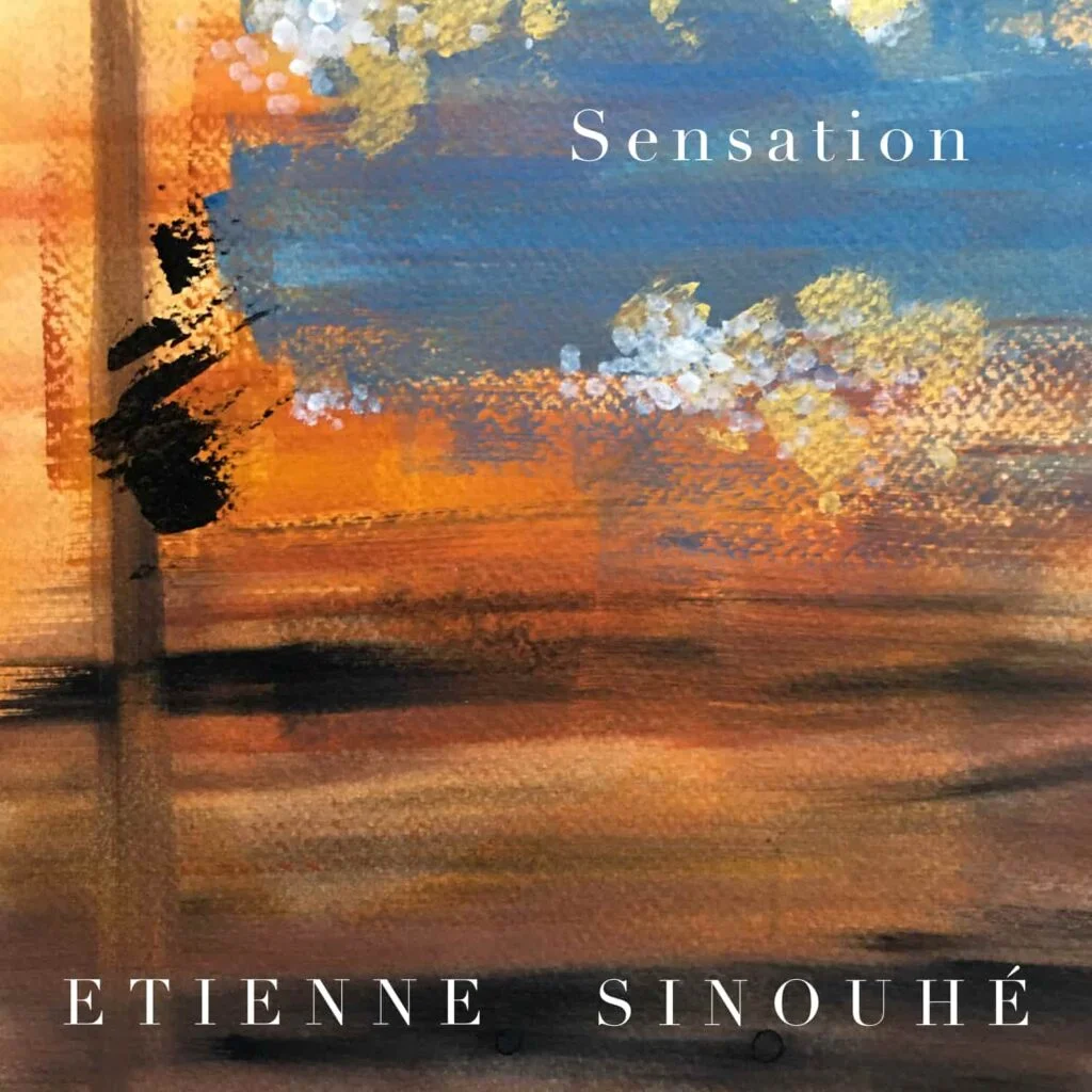 illustration de la pochette su single sensation de l'auteur compositeur interprète Etienne Sinouhé